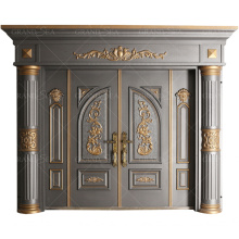 Luxury royal Chinese top brand accessory aluminum-casting doors for house entrance